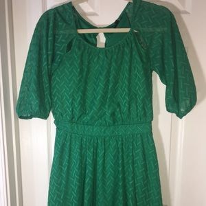 Green dress